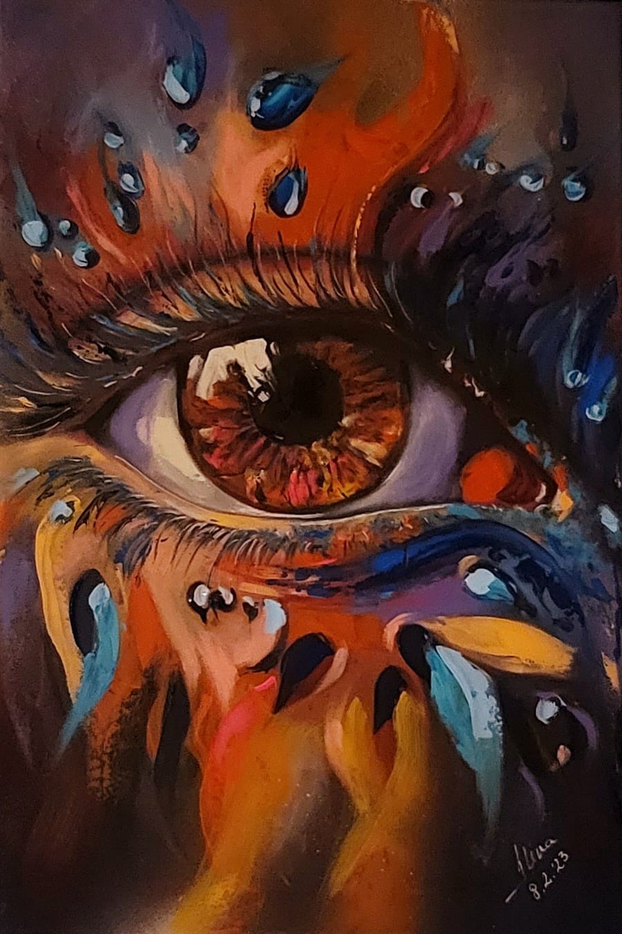 ArteDiAlina.com painting: Returning Tears
